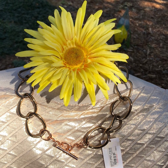 🌺 Diego Massimo Italy Bronze Toggle Necklace - Picture 4 of 8